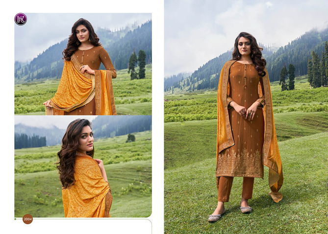 Kala Print 2 Viscose Pashmina Designer Salwar Suits